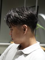 メッツ 原宿(METS)&nbsp;MEN'S/センターパート×テーパーフェード/短髪