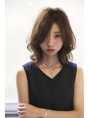 ＜HAIRLOGY＞小顔愛されひし形ミディ　  by早川