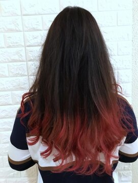 ジェイ エヌ バイ ネオリーブ(J/N by neolive) 【Neolive east】レッドグラデーションカラー