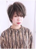 大人かわいいマッシュショート