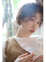 クレドガーデン 柏(CRED GARDEN)&nbsp;ミルクティーブラウン☆前下がりボブショートウルフ20代30代40代