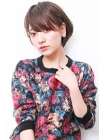 モニカ 西宮北口(Monica)&nbsp;大人かわいいグレージュ小顔ナチュラルショートボブ