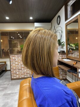 リアンドットエフ(LIEN.f) 前下がりグラデーションボブ