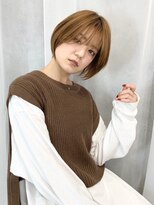 エムスラッシュ みなとみらい馬車道店(M SLASH)&nbsp;馬車道/暖色系カラー/ハイトーンカラー/前下がりボブz