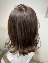 エイト 溝の口店(EIGHT)&nbsp;【EIGHT溝の口】お客様スタイル_デザインカラー切りっぱなしボブ