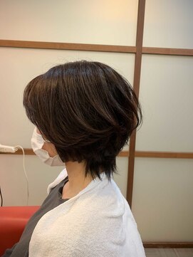 ムードコア 関内店(mu;d Coa) お客様ショートスタイルNO10~髪質再生カラー+カット