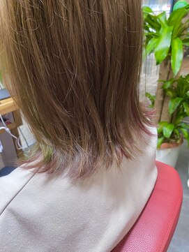 スプーン(spoon) ユニコーン風　毛先虹カラー