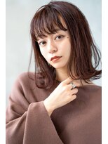 オースティン 錦糸町(AUSTIN) AUSTIN☆大人かわいい前髪セシルカットココアブラウンネオウルフ