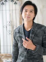 トニーアンドガイメン ホテル京阪仙台店(TONI&GUY MEN) アッシュブラックの爽やかウェットバーバーカットd