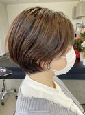 ショートボブ(軽くアイロンでスタイリング)