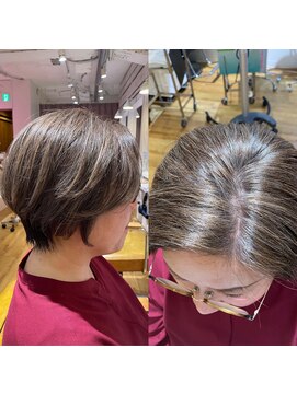 アヴァンス 天王寺店(AVANCE.) 白髪ぼかしハイライト