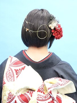 びゃんびゃん 江端店 成人式スタイル/ヘアセット/ショートヘア
