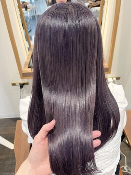 トイロ 渋谷(Toiro) 10代20代【髪質改善カラー】ハイトーンラベンダー