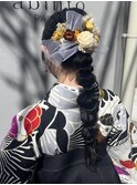 玉ねぎヘア×袴