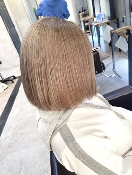 レム 溝の口(REM) ダブルカラー×ミルクティーベージュ【溝の口美容室】