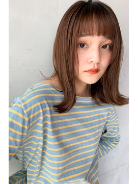 アンアミ キチジョウジ(Un ami Kichijoji) 外ハネミディアム×シナモンベージュ ○堀越太真樹