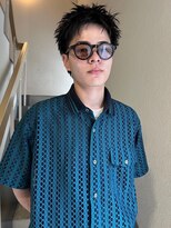 セントラル 三宮店(central)&nbsp;スパイキーショートザクザクショートアップバングツーブロック