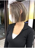 ミニボブ ボブ 切りっぱなしボブ レイヤーボブ