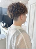 福山市美容室Caary20代30代刈り上げショートツイストパーマ