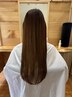 【髪質改善カラー】ご褒美カット+リタッチカラー+髪質改善→¥22000(税込)