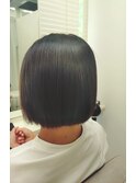 縮毛矯正ミニボブ