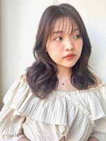 カバーヘア ブリス 志木南口駅前店(COVER HAIR bliss)&nbsp;透明感大人可愛いダークブラウンカラー×ゆるふわ巻き髪p志木