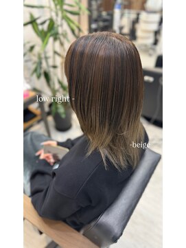 ヘア メルト(Hair Melt) ローライト×ベージュ
