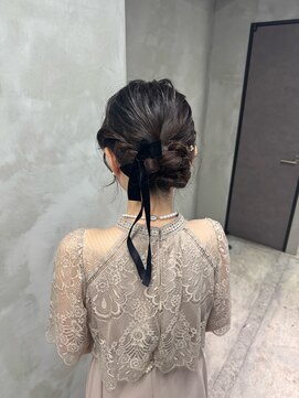 お呼ばれアレンジ