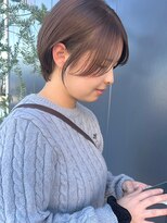 エムサロン(emu salon)&nbsp;似合わせショートカット/透明感カラー/まろやかブラウン