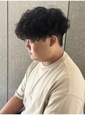 MEN’S HAIR/波巻きツイストスパイラル/リバースセンターパート