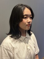 ジアン バイ ミルボン NU茶屋町+(GIEN by milbon) 外ハネボブ/くくれるボブ/ロブ