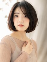 カバーヘアアンドスパ ブリス 浦和(COVER HAIR&SPA bliss) 黒髪グレーヘアー大人美人ハッシュカットレイヤーボブ30代40代X