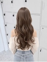 アース 大曽根店(HAIR&MAKE EARTH)&nbsp;ハッシュカット×ミルクグレージュでつくる艶ロング