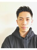 ビジカジ 外国人風 アップバング