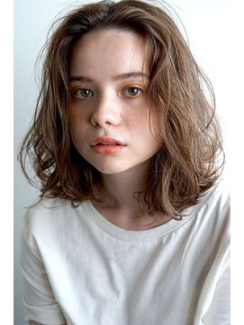 ミラバイグリーン(Mira by green) loose wave×【透け感イルミナカラー】#6