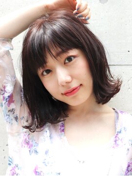 ヘアーサロン ニュアンス(HAIR SALON nuance) 外ハネ　ロブスタイル