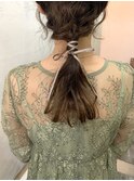 編み下ろしアレンジ.