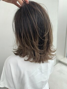 アイティー バイ アルバム 中野店(IT by ALBUM) レイヤーロブ_マロンベージュAラインボブ_ba274181