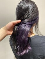 エレナ(elena)&nbsp;パープルインナーカラー