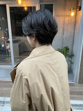 サク(Sac.) 絶壁解消☆可愛いショートボブ×柔らかベージュ　Sac.栃木優佑