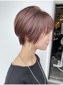 小顔に見せるバランスショート