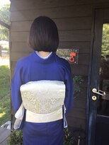 ナンバーエイト(number eight)&nbsp;結婚式☆二次会☆成人式♪ショートでも可愛い！和装ボブヘア