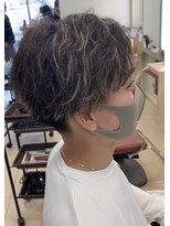 エイミー バイ ハセ(Aimee by HASE) センターパートスタイル ハイライト