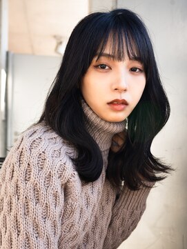 ホロン 池袋(HOLON) 池袋HOLON【黒髪/くびれレイヤー/小顔/顔まわり/韓国ヘア】