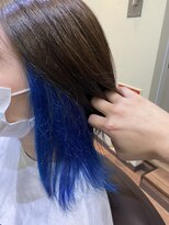 ニコデュエ 本厚木(nico. due)&nbsp;インナーカラーブルー☆