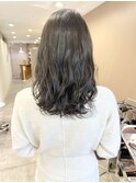 ◎グレーアッシュ/ミディアムレイヤー