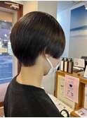 20代、30代大人かわいい前下がりマッシュショート！