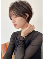 アンド ストーリーズ(&STORIES) ショートボブ髪型30代40代50代前髪あり前髪なし面長丸顔【倉田】