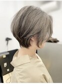 O-TETE グレージュカラーショートスタイル