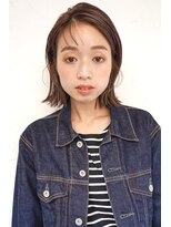 アム(amu)&nbsp;グレージュカラー×ぷつっとボブ